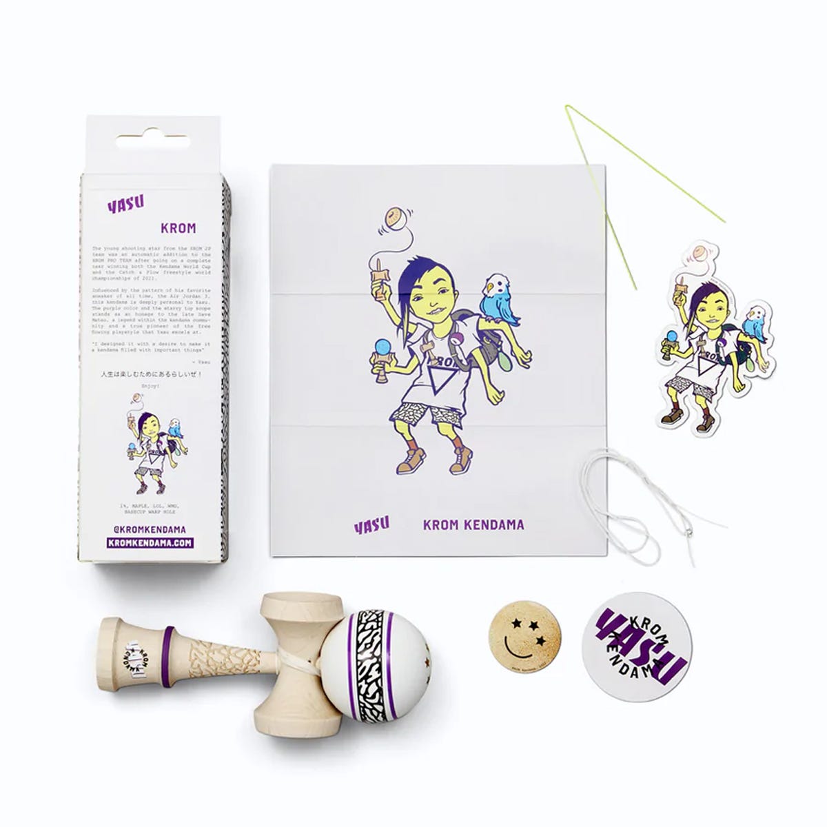 Krom Yasu Pro Modelo Kendama