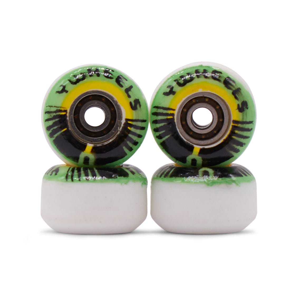 Yellowood Y2 Fingerboard Y-Wheels - Graphic Green