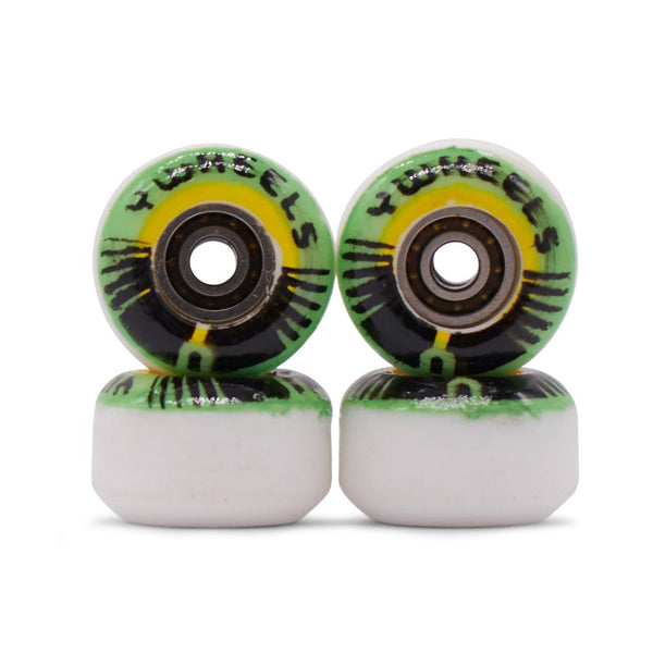 指スケ　YWHEELS Y2 DualW Graphic Blue【ウレタン】 Ywheels Y2 Fingerboard Dual bearings – yellowoodstore